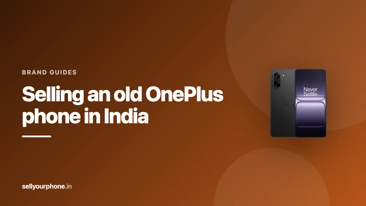 Illustration of OnePlus phones with resale price tags
