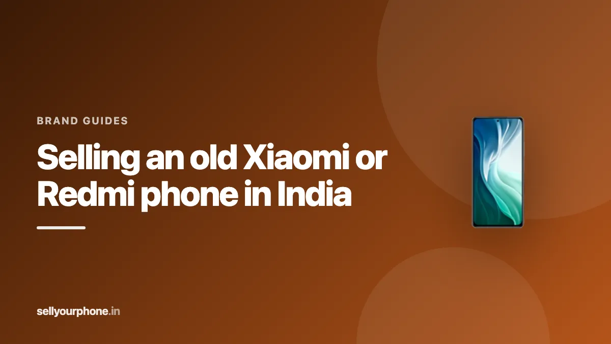 Illustration of Redmi and Xiaomi phones with resale prices