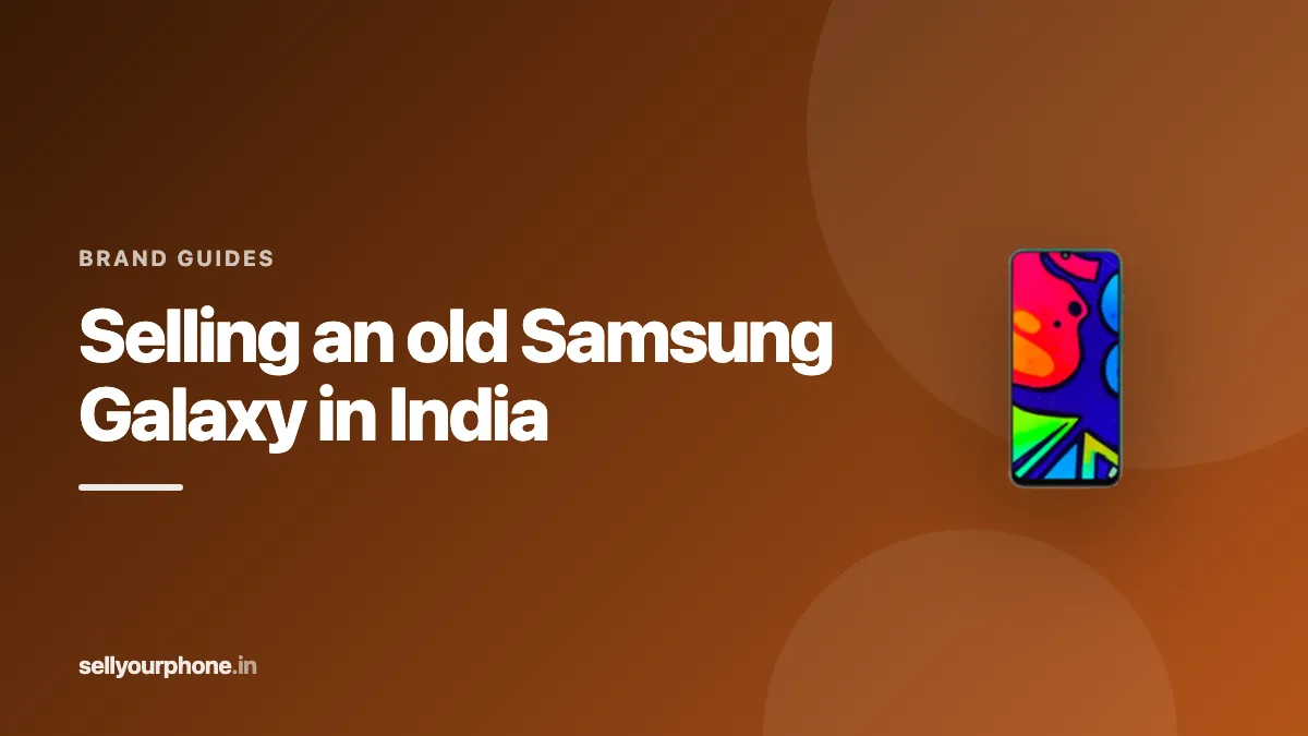 Illustration of Samsung Galaxy models with resale price tags