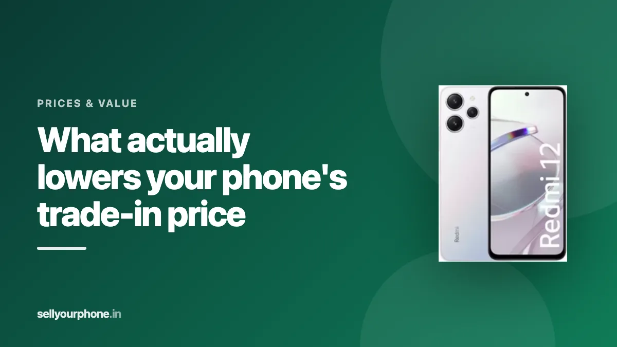 Illustration of a ranked list of deductions applied to a phone quote