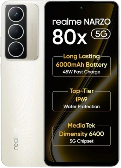 Used Realme Narzo 80X 5G — sell for cash