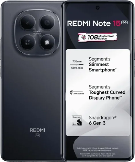 Used Xiaomi Redmi Note 15 5G — sell for cash